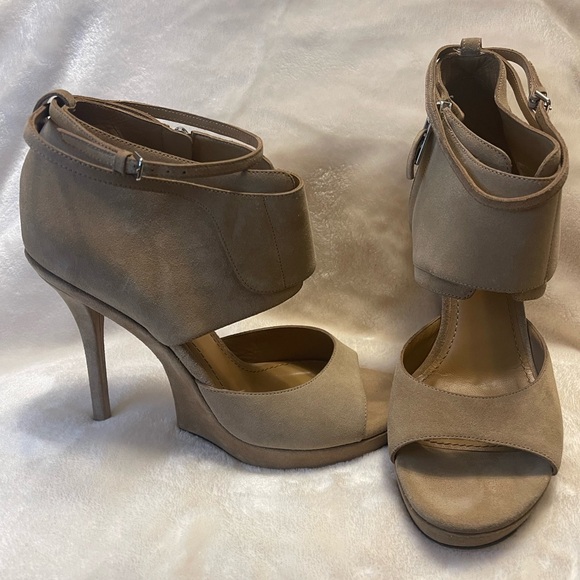 YSL SUEDE SANDAL HEEL - Picture 3 of 6